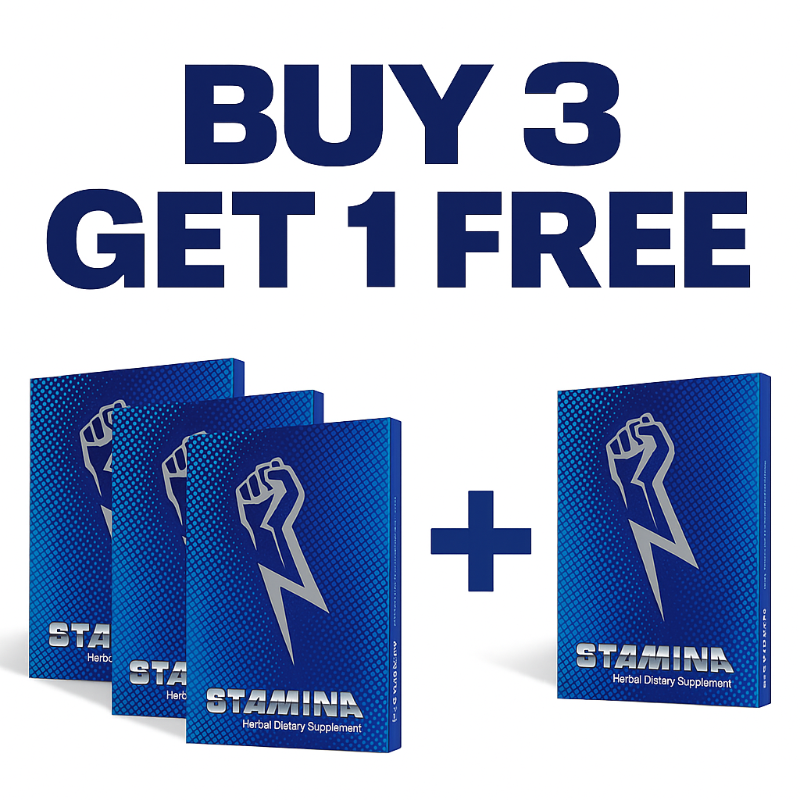 The Stamina for Men buy 3 packets get 1 free packet offer