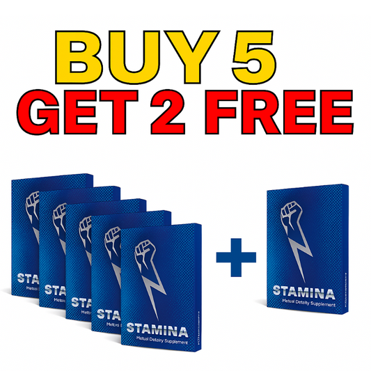 The Stamina for Men Buy 5 get 2 free offer
